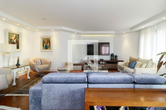 Sala de apartamento à venda com 3 quartos, 169m² em Brooklin, São Paulo