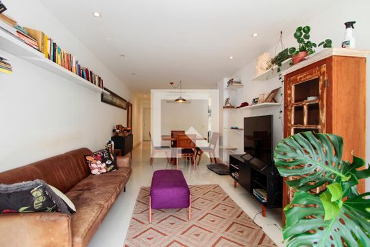 Sala de apartamento à venda com 3 quartos, 120m² em Itanhangá, Rio de Janeiro