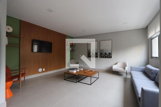 Área comum - Salão de festas de apartamento para alugar com 1 quarto, 29m² em Vila Independência, São Paulo