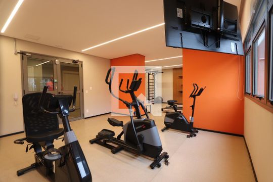 Área comum - Academia de apartamento para alugar com 1 quarto, 29m² em Vila Independência, São Paulo