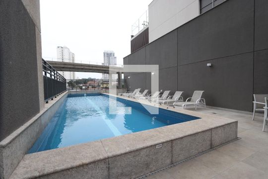 Área comum - Piscina de apartamento para alugar com 1 quarto, 29m² em Vila Independência, São Paulo