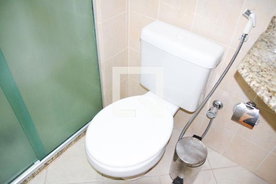 Banheiro de kitnet/studio à venda com 1 quarto, 18m² em Barcelona, São Caetano do Sul