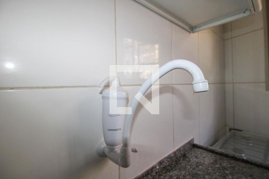 Cozinha de kitnet/studio para alugar com 1 quarto, 30m² em Cidade Universitária, Campinas