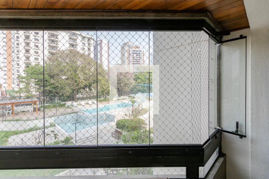 Varanda da Sala de apartamento para alugar com 3 quartos, 148m² em Cidade Monções, São Paulo
