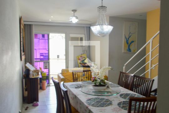 Sala  de apartamento à venda com 4 quartos, 180m² em Tanque, Rio de Janeiro