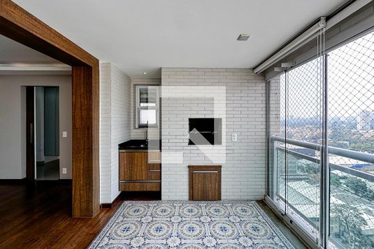 Varanda de apartamento para alugar com 2 quartos, 138m² em Jardim Caravelas, São Paulo