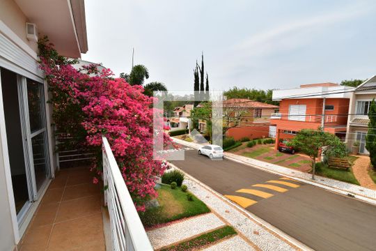 Quarto 1 - Suíte Vista de casa de condomínio à venda com 4 quartos, 253m² em Vila Hollândia, Campinas