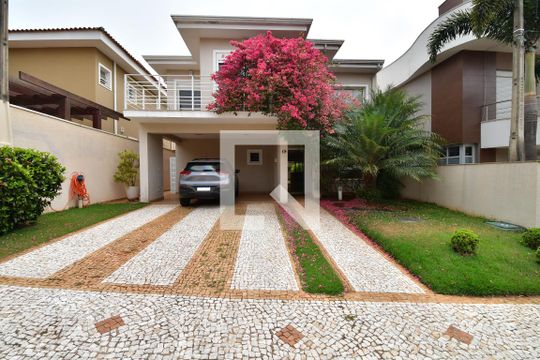 Fachada de casa de condomínio à venda com 4 quartos, 253m² em Vila Hollândia, Campinas