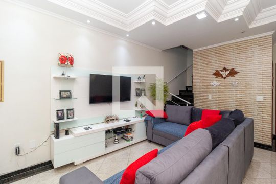 Sala de casa à venda com 3 quartos, 112m² em Vila Carlos de Campos, São Paulo