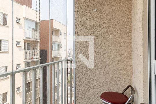Varanda da Sala de apartamento à venda com 2 quartos, 50m² em Taboão, São Paulo