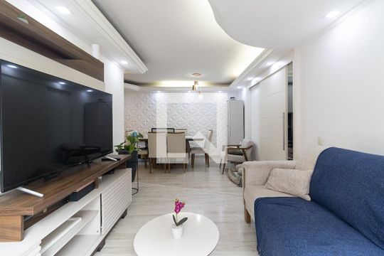Sala de apartamento à venda com 2 quartos, 63m² em Jardim Santa Emília, São Paulo