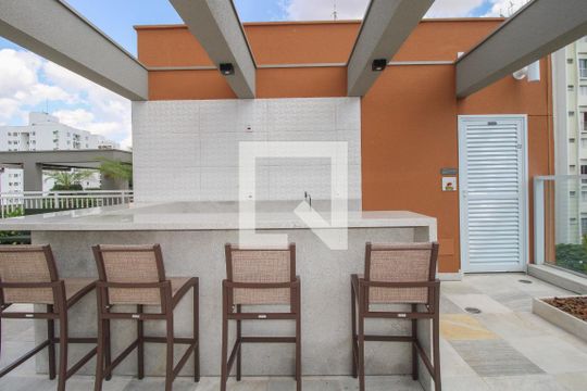 Área comum - Área da Piscina de apartamento à venda com 1 quarto, 42m² em Centro, Campinas