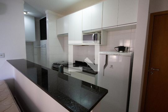 Cozinha de apartamento para alugar com 1 quarto, 34m² em Nova Aliança, Ribeirão Preto