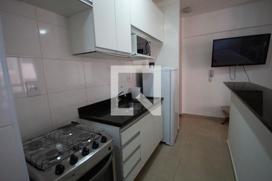 Cozinha de apartamento para alugar com 1 quarto, 34m² em Nova Aliança, Ribeirão Preto