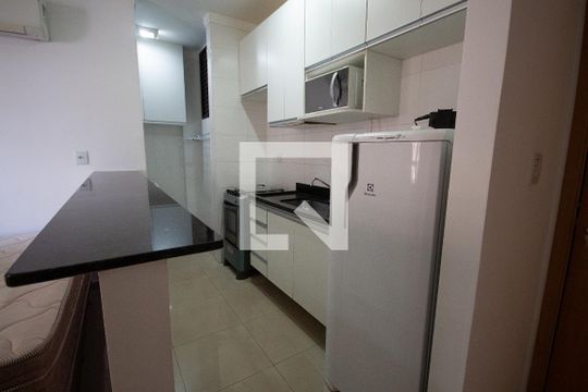 Cozinha de apartamento para alugar com 1 quarto, 34m² em Nova Aliança, Ribeirão Preto