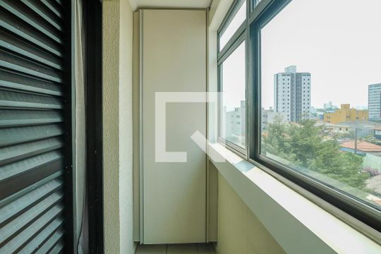 Varanda da suíte de apartamento à venda com 2 quartos, 94m² em Vila Mussolini, São Bernardo do Campo