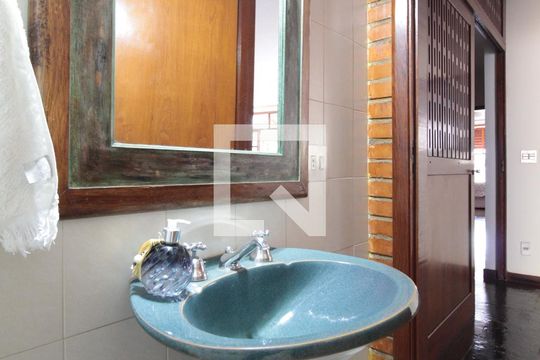 Lavabo da Sala de casa à venda com 5 quartos, 1000m² em Santa Amelia, Belo Horizonte