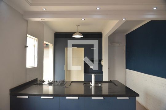 Cozinha de apartamento à venda com 2 quartos, 78m² em Vila Progresso, Santo André