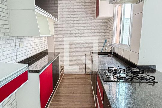 Cozinha de apartamento à venda com 2 quartos, 80m² em Parque Capuava, Santo André