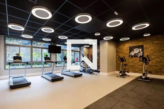 Área comum - Academia de kitnet/studio para alugar com 1 quarto, 31m² em Pinheiros, São Paulo