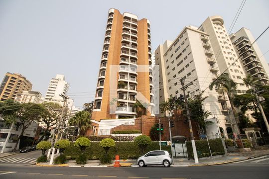 fachada de apartamento para alugar com 1 quarto, 56m² em Aclimação, São Paulo