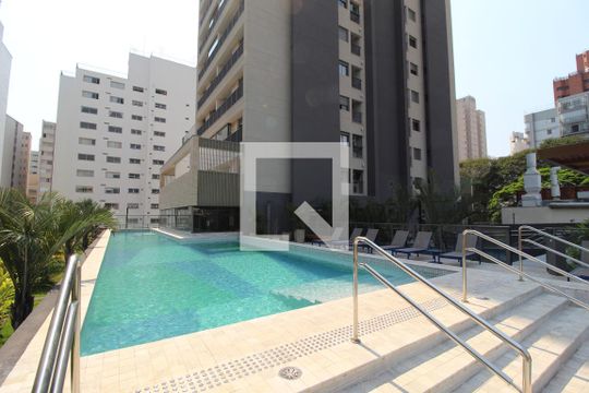 Área Comum - Piscina de apartamento à venda com 2 quartos, 74m² em Indianópolis, São Paulo