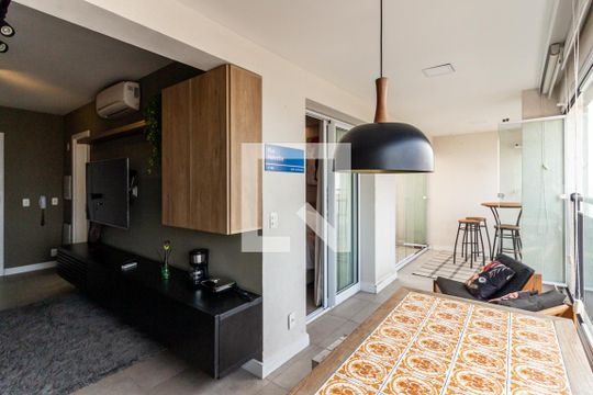 Varanda de apartamento à venda com 1 quarto, 52m² em Campos Elíseos, São Paulo