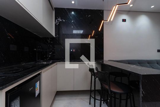 Cozinha Americana de kitnet/studio para alugar com 1 quarto, 25m² em Pompeia, São Paulo