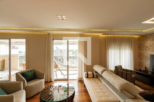 Sala de apartamento à venda com 3 quartos, 154m² em Santo Amaro, São Paulo