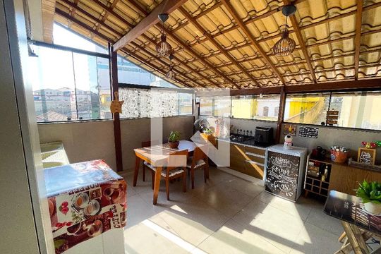 Área gourmet de apartamento à venda com 3 quartos, 120m² em Eldorado, Contagem