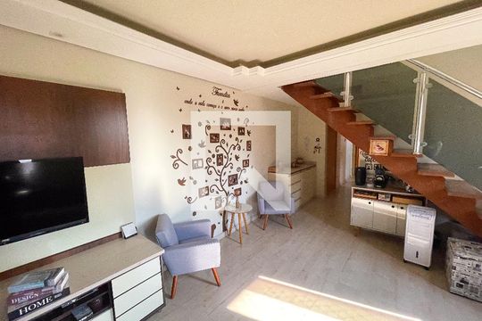 Sala de apartamento à venda com 3 quartos, 120m² em Eldorado, Contagem
