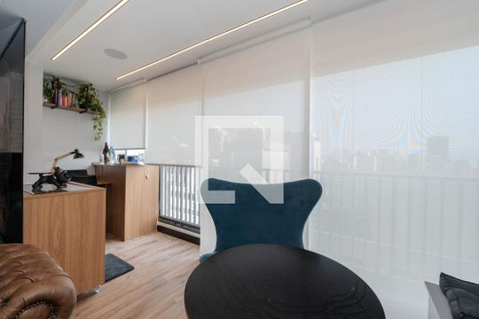 Sacada de apartamento à venda com 1 quarto, 42m² em Bela Vista, São Paulo