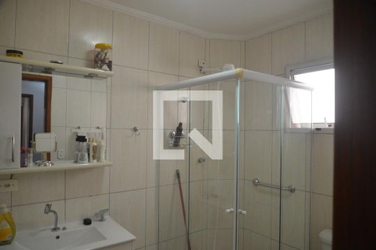 Banheiro de apartamento à venda com 3 quartos, 108m² em Campestre, Santo André
