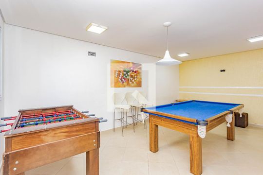 Área comum - Sala de Jogos de apartamento para alugar com 2 quartos, 63m² em Vila das Merces, São Paulo