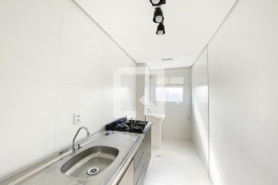 Cozinha de apartamento para alugar com 1 quarto, 60m² em Rondônia, Novo Hamburgo