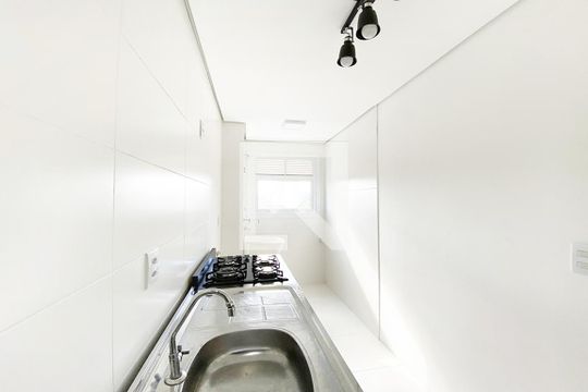 Cozinha de apartamento para alugar com 1 quarto, 60m² em Rondônia, Novo Hamburgo