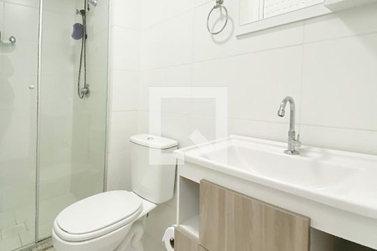 Banheiro de apartamento para alugar com 1 quarto, 60m² em Rondônia, Novo Hamburgo