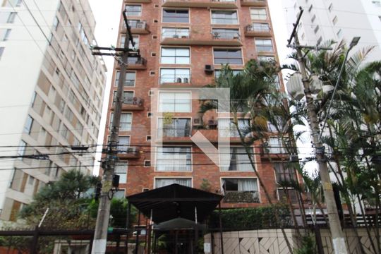 Fachada do Prédio de apartamento para alugar com 1 quarto, 70m² em Vila Nova Conceição, São Paulo