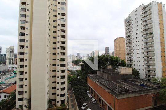 Vista da Varanda de apartamento para alugar com 1 quarto, 70m² em Vila Nova Conceição, São Paulo