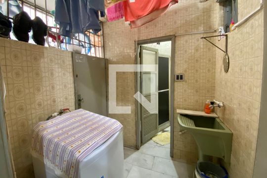 Área de Serviço de apartamento à venda com 3 quartos, 95m² em Glória, Rio de Janeiro