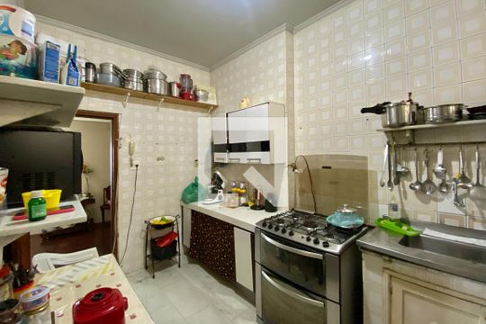 Cozinha de apartamento à venda com 3 quartos, 95m² em Glória, Rio de Janeiro