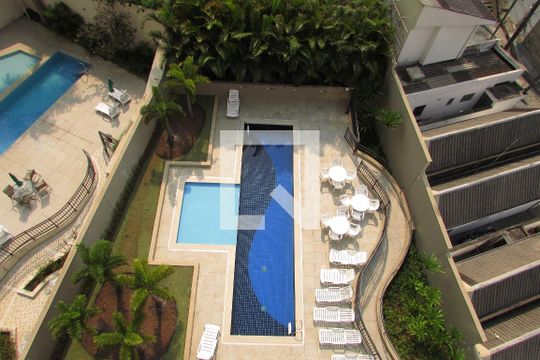 Varanda - vista de kitnet/studio para alugar com 1 quarto, 37m² em Vila Gomes, São Paulo