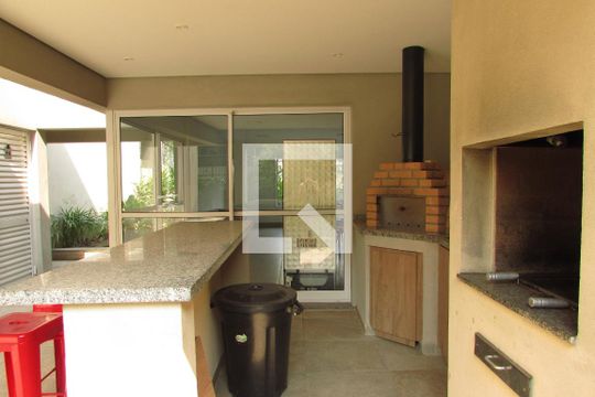 Área comum - Churrasqueira de kitnet/studio para alugar com 1 quarto, 37m² em Vila Gomes, São Paulo