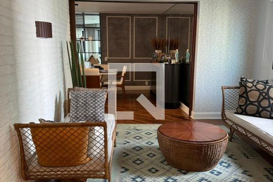 Sala de apartamento à venda com 4 quartos, 288m² em Panamby, São Paulo