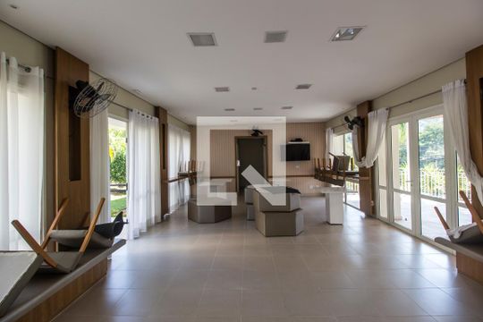 Área comum - Salão de festas de apartamento para alugar com 3 quartos, 110m² em Tamboré, Santana de Parnaíba
