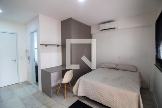 Sala - Studio de kitnet/studio para alugar com 1 quarto, 25m² em Campo Belo, São Paulo