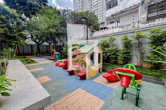 Área comum - Playground de kitnet/studio à venda com 1 quarto, 33m² em Vila Mariana, São Paulo