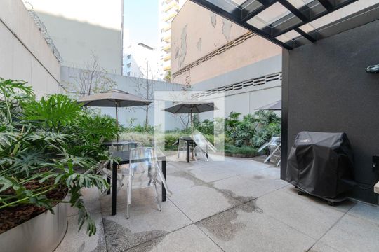 Área comum de apartamento para alugar com 1 quarto, 20m² em Consolação, São Paulo