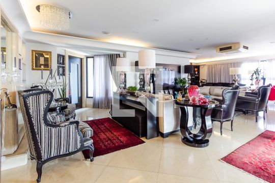 Sala de apartamento à venda com 4 quartos, 300m² em Vila Clementino, São Paulo