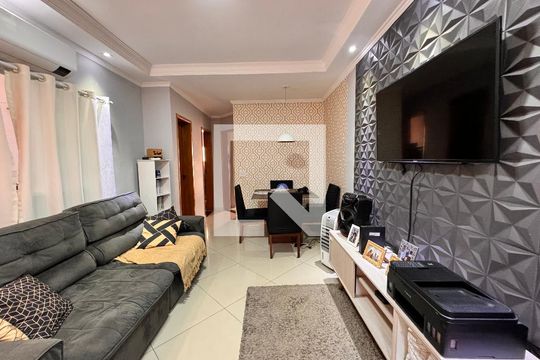 Sala de apartamento à venda com 2 quartos, 54m² em Parque das Nações, Santo André